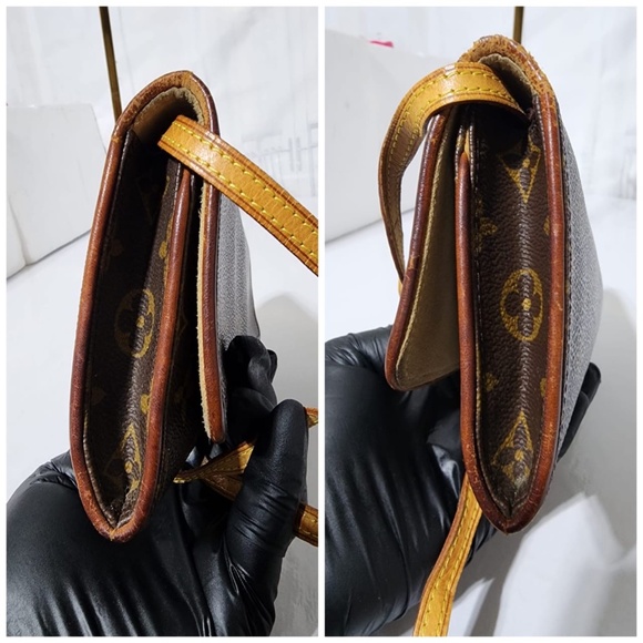 Authentic Louis Vuitton Monogram Twin GM Crossbody Bag Brown - Picture 7 of 14